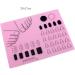 Minkissy Silicone Nail Tools Silicone Manicure Mat Washable Nail Polish Coloring Practice Pad Nail Art Stamping Mat Nail Practice Workspace Design Plate () Manicure Tools Pink - Buy Online on GoSupps.com