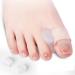 4 PCs Transparent Silicone Toe Separators - Gel Spreaders for Overlapping Toes & Big Toe Relief - Buy Online on GoSupps.com