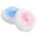 Ipetboom 4pi ces ponge Poudrer Pour Poign e Doux Pour Et Poudres Bleus Roses