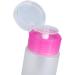 60ML Refillable Liquid Pump Bottle Transparent Empty Pump Dispenser Cosmetic Nail Polish Removal Press Pump Bottle for Nail Art Salon Beauty Salon(White) - Buy Online on GoSupps.com