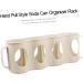 Zerodeko 2pcs 4 Bottle Organizer Refrigerator Organizer Hand Pull Type Organizer Beverage Can Cans 1 - Buy Online on GoSupps.com