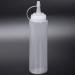 Nicfaky 6 x Clear White Plastic Squeeze Sauce Ketchup Cruet Bottles 8oz - Buy Online on GoSupps.com