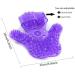 Roysmart Palm Shaped Massage Glove - 9 Roller Body Massager for Stress Relief (Purple) | International Shipping Available - Buy Online on GoSupps.com