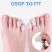 10-Piece Silicone Gel Toe Caps | Breathable Toe Protection for Ingrown Toenail & Friction Pain Relief - Buy Online on GoSupps.com