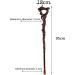 Ddtiz Carved Dragon Crutches Walking Stick Solid Wood Non-Slip Crutches Ergonomic Handle Walking Canes for Elderly and Disabled Elegant - Buy Online on GoSupps.com