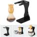 Beavorty Razor Set - Wooden Shaving Brush & Holder | Stylish Organizer for Razor & Barber Supplies - Perfect for Gifts & Grooming Essentials - Buy Online on GoSupps.com