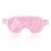 County Aqua Peas Cooling Gel Eye Mask - Cool/Warm Therapy - Perfect For Insomnia Puffy Eyes & Dark Circles (Pink)
