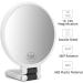 Dolovemk Travel Makeup Mirror with Stand | Double Sided Folding Hand Held Mirror | 10x Magnification | White - Buy Online on GoSupps.com
