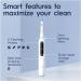 Oral-B iO5 Electric Toothbrush With Artificial Intelligence Gifts For Women / Men 1 Toothbrush Head & Travel Case 5 Modes Teeth Whitening UK 2 Pin Plug White + 4 Ultimate Clean Toothbrush White + Refills - Buy Online on GoSupps.com