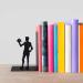 Buy Balvi Hamlet Black Metal Bookend - Unique Design for Stylish Home Organization | International Shipping Available - Buy Online on GoSupps.com