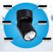 GRIRIW Monkey Wrench Tool Spotlight Ceiling Downlight Spot Light Adjustable Ceiling Light Small Wall Lamp Sushi Stencil Black Size 4 - Buy Online on GoSupps.com