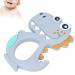 Silicone Baby Bite Ring Toys | Soothing Dinosaur Teething Rings for Breastfeeding Babies | Soothe Gums & Wounds International Shipping - Buy Online on GoSupps.com