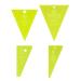 Acrylic Quilting Template Set of 4, Wedge Triangle & Wing | for Use with 10 and 5 Precut Fabric Squares | Essential Quilt Supplies for Cutting Patterns, Layer Cakes, and Charm Packs Wing & Wedge