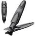 Ultra-Thin Portable Nail Clippers Anti-Splash Nail Clippers Nail Tools (Black) 111 - Buy Online on GoSupps.com