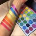 Rainbow Metallic Shimmer Eyeshadow Palette - 39 Shades, Long-Lasting, Waterproof Makeup for Party - Buy Online on GoSupps.com