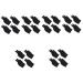 Beavorty 24 Pcs Anti-scalding Gloves Curling Wand Tea Party Hats Hair Curling Gloves Modeling Hair Curler