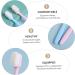 PartyKindom 6 Pcs Toothbrush Set - Stylish & Durable Household Bur Ladies PP | Shop Internationally! - Buy Online on GoSupps.com