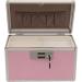 XYDStay Medicine Lock Box Aluminum First Aid Safe Storage Family Medication Cabinet Pink 12.2x7.9x8.2 Inch - Buy Online on GoSupps.com