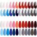Vishine 24Pcs Colors Series Gift Set Gel Nail Polish Kit Soak Off UV LED Nail Gel Polishes for Nail Art 8 ML/PC Pack of 24 Colors Collection - Buy Online on GoSupps.com