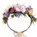 Gumolutin Handmade Flower Crown Headband - Adjustable Wedding Halo Photo Prop - Buy Online on GoSupps.com
