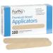 ForPro Premium Wood Applicators, Non-Sterile, Hair Removal Waxing Sticks, Large, 6 L x .75 W, 100-Count