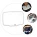 DOITOOL Car Vanity Mirror White Charging Type Abs Makeup Mirror White 17.7x12.3cm - Buy Online on GoSupps.com