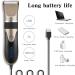 BOKIOESDE Electric Hair Clippers 0.8-2.0mm Rechargeable Barber Man Ceramic Trimmer Low Noise Shaver with Limit Hairbrushes Pink - Buy Online on GoSupps.com