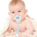 Buy Transparent Silicone Pacifier Ring & Adapter | Soft Silicone Dummy Clips & Chains for Babies - Buy Online on GoSupps.com