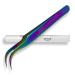 EYELASH TWEEZERS VETUS for eyelash extension and volume technique MCS-15 Curved/Multicolor Mcs-15 Curved / Multicolor