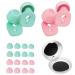 Noise Cancelling Ear Plugs for Sleeping 2 Pair Ear Plugs Concert Ear Plugs Swimming Ear Plugs Silicone Ear Plugs for Swimming Sleeping Concert & 32dB Kids and Adults Hearing Protection