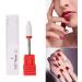 Ceramic Nail Drill Bits for Thick Nails - Round Flat Head Podiatry Burr for Manicure & Pedicure - Red - Buy Online on GoSupps.com