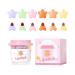 Garcoa Laboratories Mini Star Lipstick Set  6Pcs Cute Long Lasting Matte Lipstick Set  Portable Colorful Velvet Lipsticks with Pink Cup  Suitable for Various Makeup