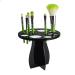 14-Hole Makeup Brush Holder Tree - Collapsible Acrylic Organizer for Air Drying - Black Cosmetics Stand - Buy Online on GoSupps.com