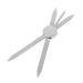 Pohove eyebrows template ruler for microblading eyebrows measure eyebrow mapping ruler positioning balance eyebrows makeup brake caliper stainless steel fibonacci display tool silver color