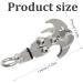 NHPY Climbing Hooks - Foldable Grappling Hook & Carabiner for Outdoor Climbing Survival Gear and Ropes - Buy Online on GoSupps.com