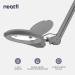 Neatfi Bifocal 1 200 Lumen Super LED Lamp with Clamp - Dimmable 60 SMD LEDs Adjustable Arm 5 & 20 Diopters Silver - Ideal for Crafting & Reading - Buy Online on GoSupps.com