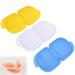 Denture Storage Container with Ventilation System - 3 Color Options | Travel-Friendly Denture Case - 3 Plastic Pieces - Buy Online on GoSupps.com