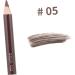 MUSISALY 2pcs Long Lasting Eyebrow Pencils Eye Brow Pencils for Women Leopard Eyebrow Brush for Women Wooden 1 count (Pack of 1) Brown - Buy Online on GoSupps.com