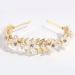 TQUXNGA Delicate Leaf Shape Hair Hoop Baroques Style Girl Woman Taking Photo Headbands Wedding Party Pearl Leaf Shape Headbands - Buy Online on GoSupps.com