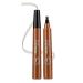QUEMISS Micro Brow Pencil Eyebrow Pen 3D Tint Pen Creates Lasting Make-Up Professional Natural Looking Eyebrows Cover Sparse Areas Daily Waterproof Brows 01#light Brown