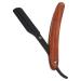 Folding Manual Shaver Razor - Stainless Steel Wooden Handle Portable with PU Leather Case for Travel & Home Use - Buy Online on GoSupps.com