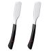 Lckiioy 2X Shaving Knife Stick for Men Women Barber Shaving Knife Blades Spring Design Beard Face Armpit Body