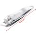 SVAASA Nail Clippers Stainless Steel Finger Toe Nail Trimmer Clippers Manicure Oblique Nail Scissors - Buy Online on GoSupps.com