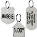 Personalized Stainless Steel Pet ID Tag | 8 Lines of Custom Engraving | Bone Shape | Dog & Cat Tags | Double-Sided Engraving | Pack of 1 - Buy Online on GoSupps.com