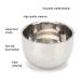 Premium 3-Part Shaving Brush & Bowl Set for Men | Stainless Steel Daily Shave Kit - Buy Online on GoSupps.com