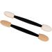Hillento 100 Pack Disposable Double Ended Sponge EyeShadow Brushes Tipped Oval Makeup Applicator Black - Buy Online on GoSupps.com