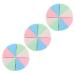 Housoutil 3 Sets Triangular Sponge Puff Triangle Face Tools Powder Makeup Women Makeup Tool Makeup Sponge for Foundation Setting Powder Puff Mineral The Face Flutter Girl