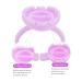 200 PCS Disposable Plastic Glue Cup Rings | 2 Slots - Purple | For Lash Tattoo Nail Art Pigment Eyelash Extension Palette - Beauty Tool Bulk - Buy Online on GoSupps.com