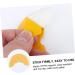 FOMIYES Women's Casual Sneakers - Metatarsal Pads & Sole Protective Stickers for Pumps | 1 Pair Anti-Sticker Yellow 6.6X3X0.3cm - Buy Online on GoSupps.com