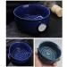 Bumdenuu Dark Blue Ceramic Shaving Mug Bowl for Men | Wide Mouth Thread Bottom | Perfect for Shaving Brush & Soap - Buy Online on GoSupps.com